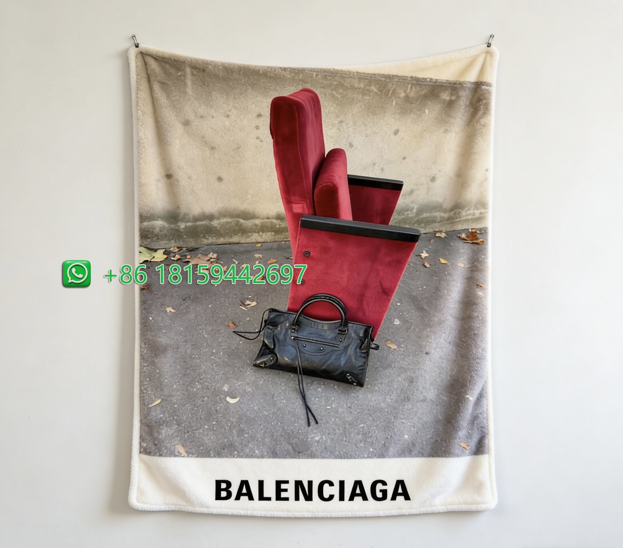 Balenciaga Throw Blankets